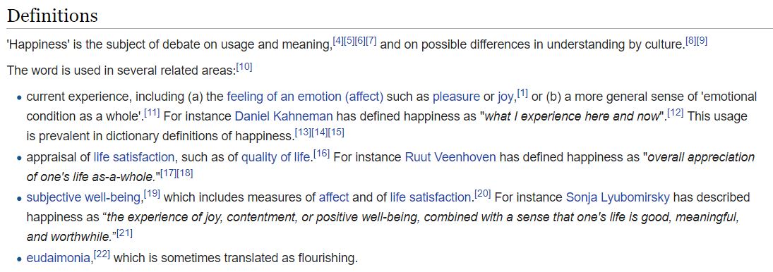 Essay on What is Happiness? - Words | Bartleby definition of happiness essay
