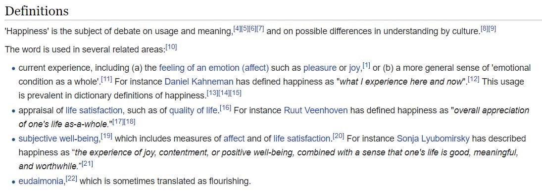 what is happiness essay