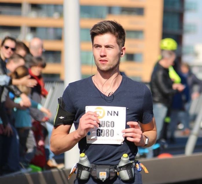 hugo huijer running rotterdam marathon 2016