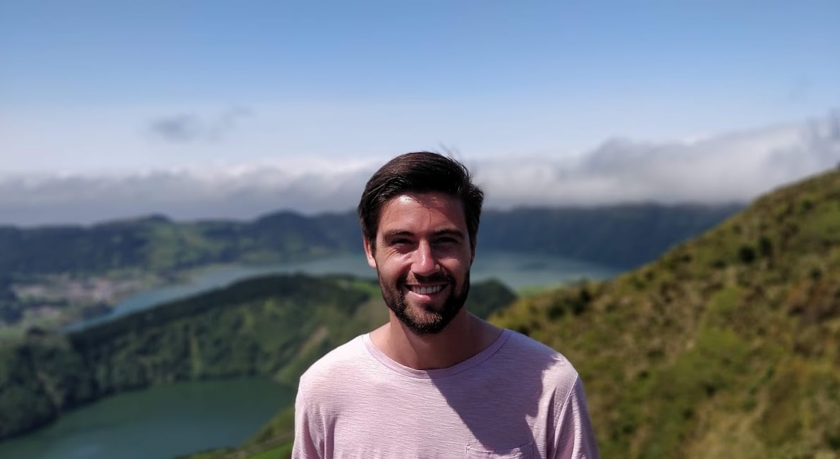 smiling on top of sete cidades apr 2019