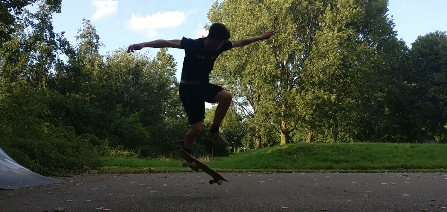 practicing my 360 flips august 2019