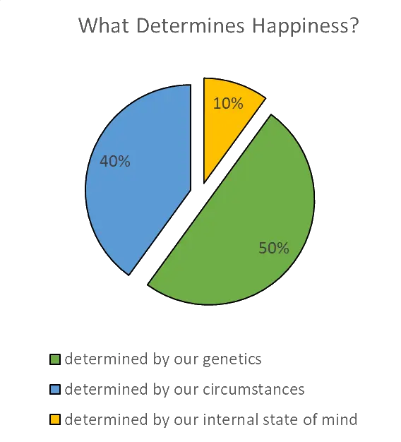 50-40-10 rule happiness pie 1