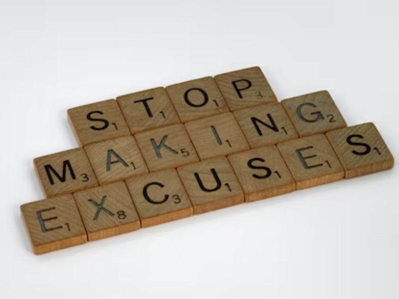 stop making excuses scramble